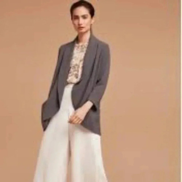 Wilfred Chevalier Jacket Oversized Open  Blazer Dark Grey 2 - Picture 1 of 10